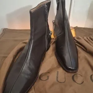Gucci | Shoes | Gucci Mens Ankle Boots Mens Horsebit Tom  display picture 1